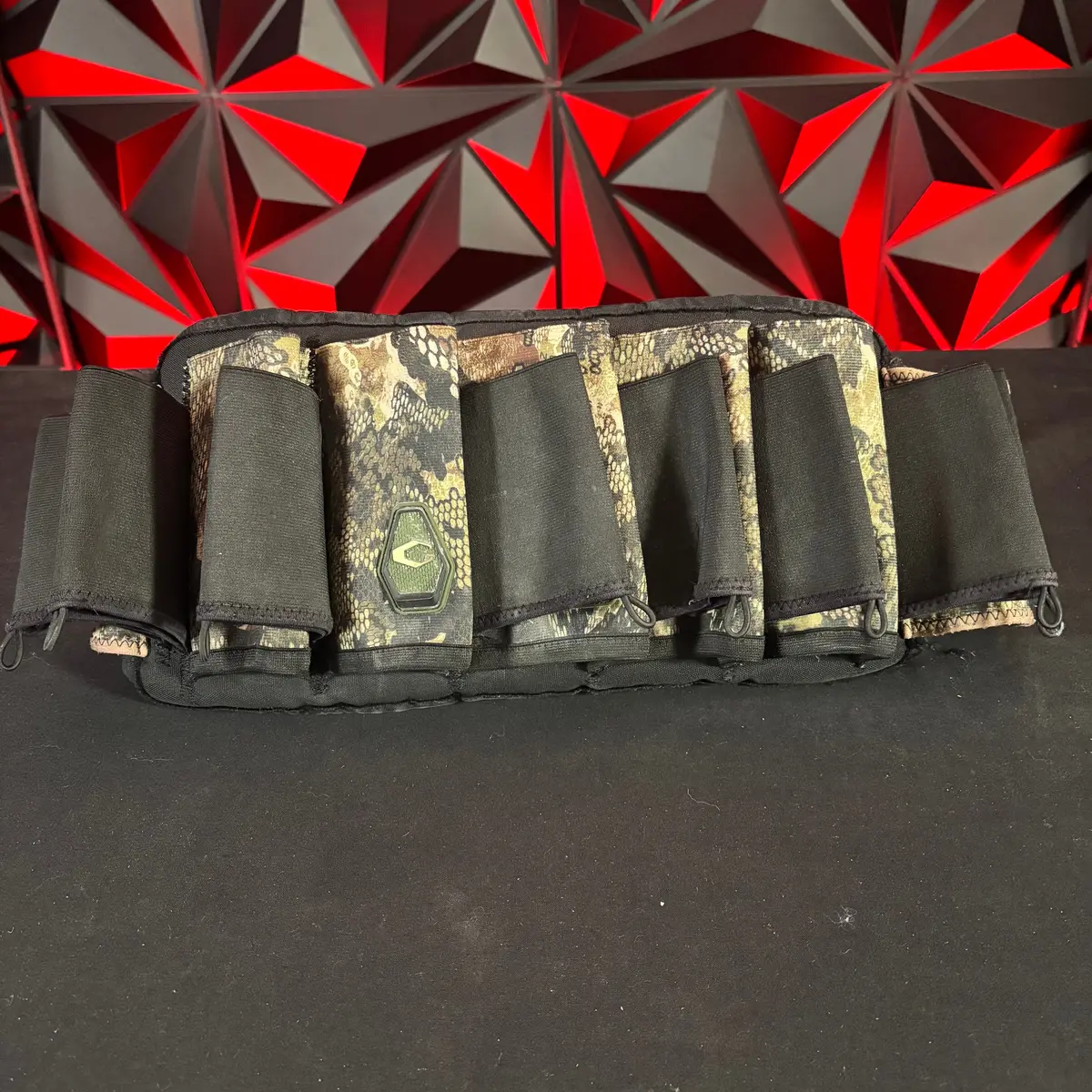 Used Carbon Cc Paintball Harness - Camo- 5+7 Pack Small/ Medium 1