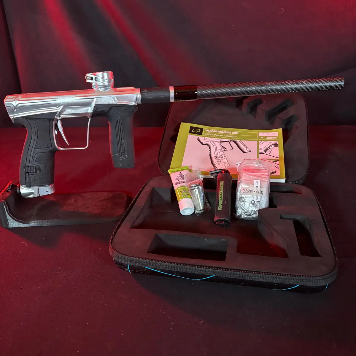 Used Planet Eclipse Cs2 Paintball Gun - Silver 1