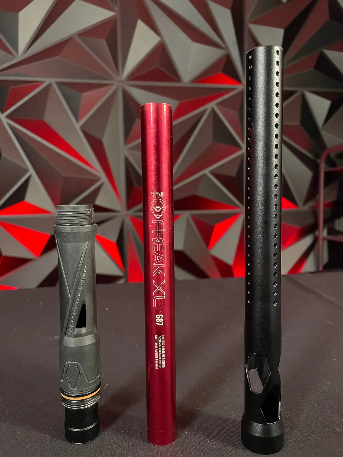 Used Carbon Ic Paintball Barrel - Black - Autococker Threaded 1