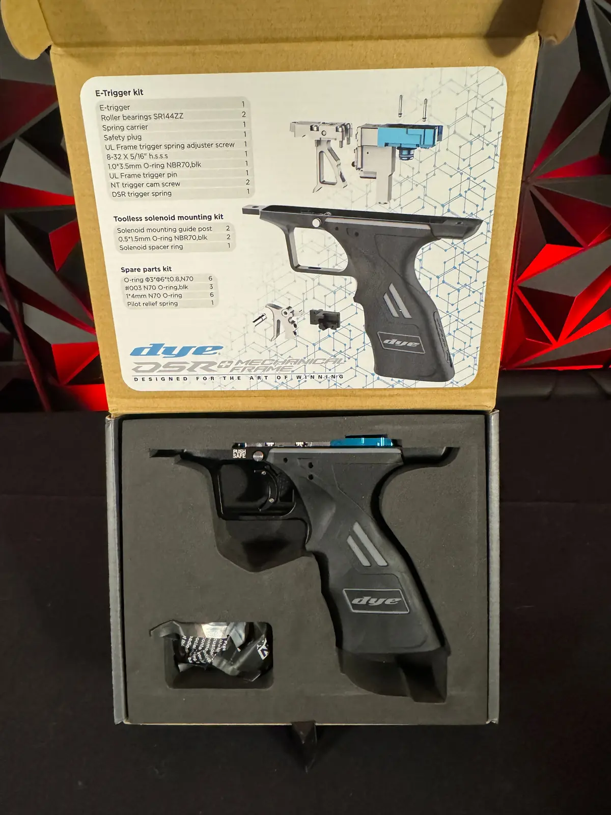 Used Dye Dsr+ Mechanical Frame W/ Freeflow Trigger 1