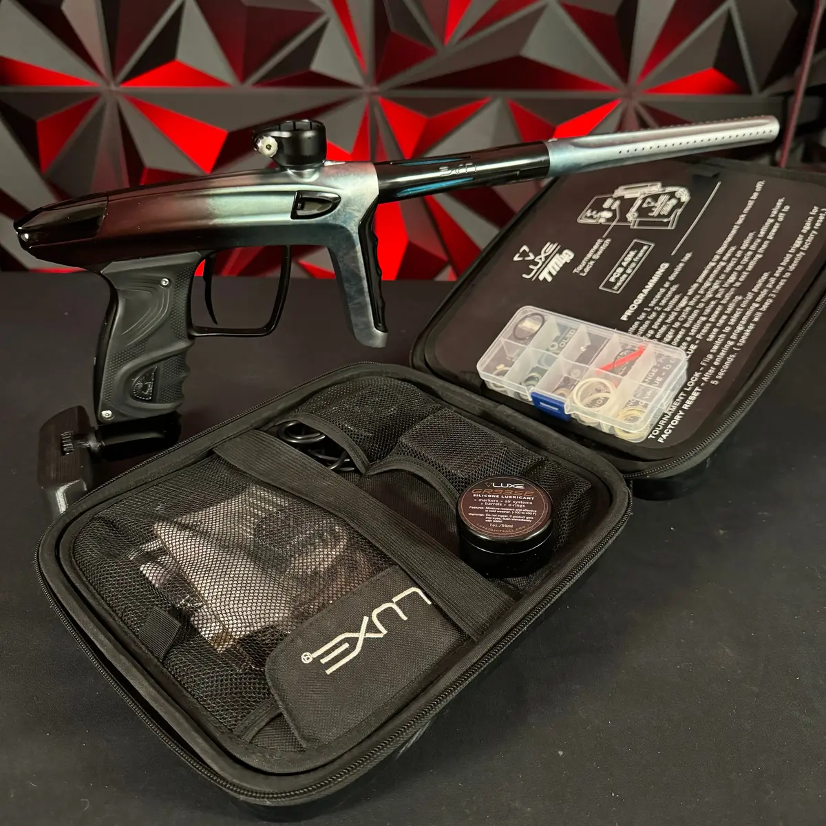 Used Dlx Luxe Tm40 Paintball Gun - Graphic Black Ice 1
