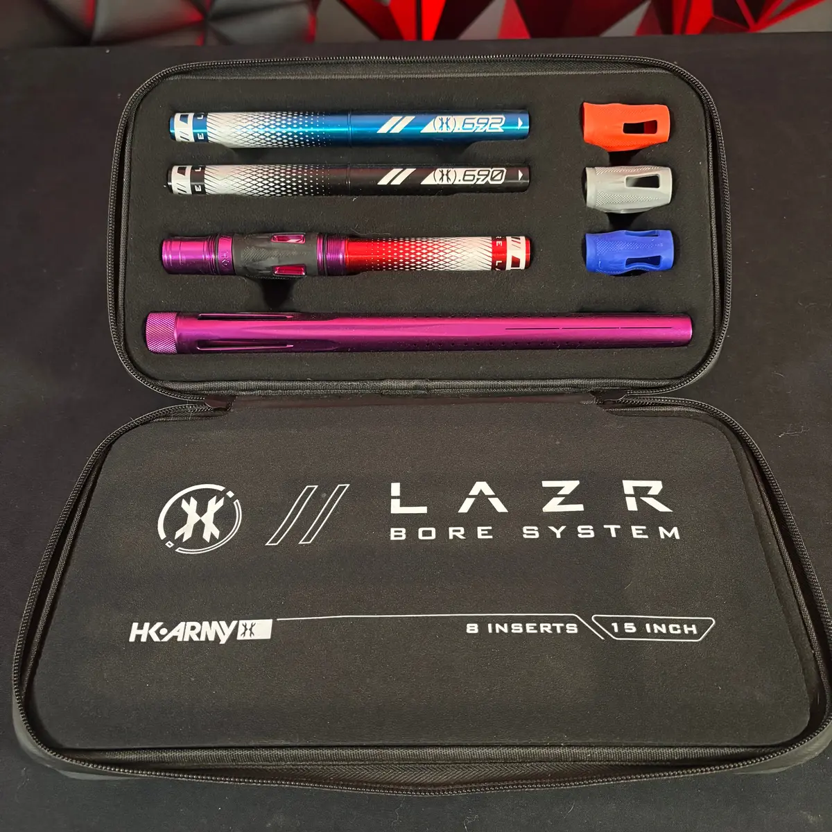 Used Hk Army Lazr Barrel Kit - Dust Purple W/ Colored Inserts - Ac Thread 1