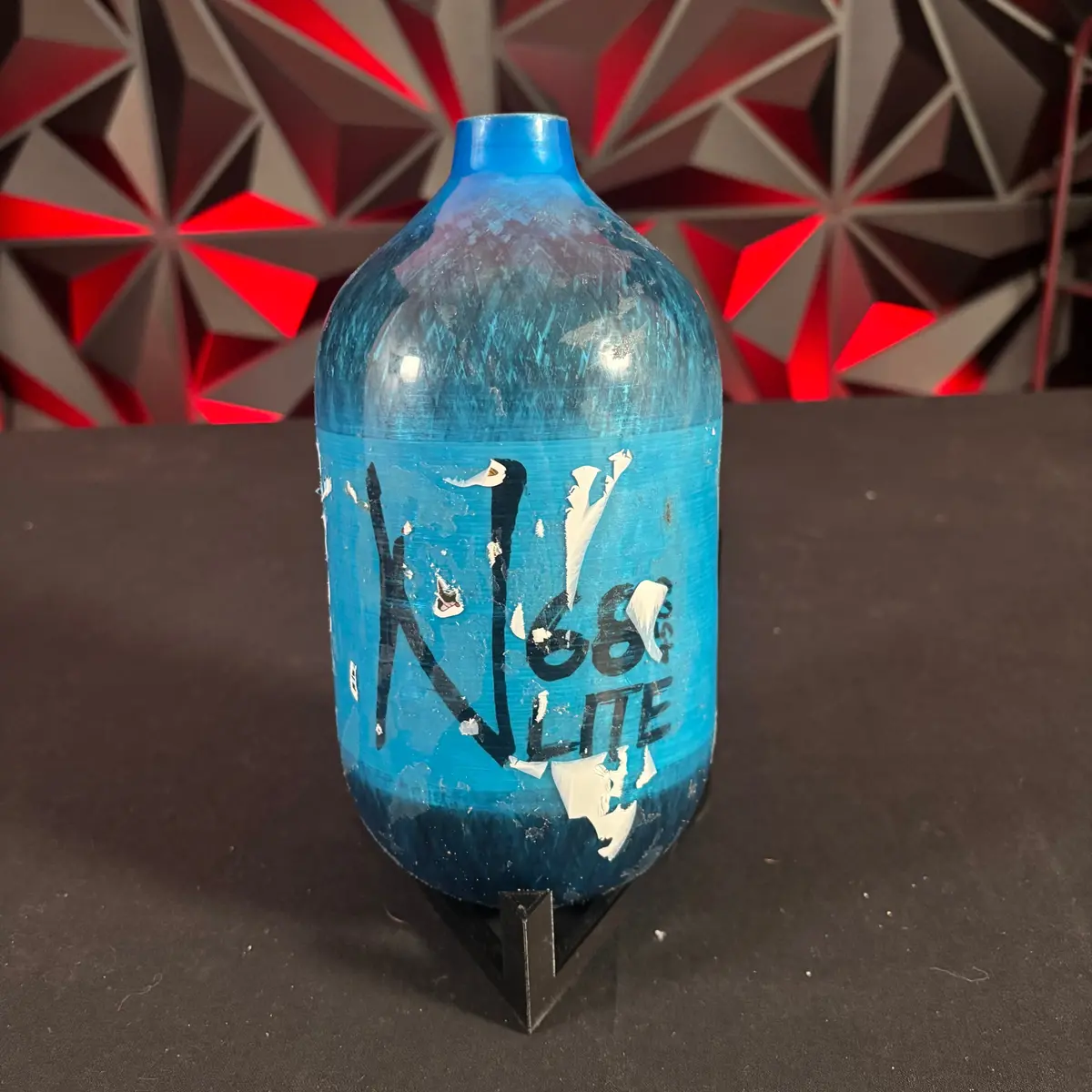 Used Ninja Lite 68/4500 Paintball Tank - Blue 1