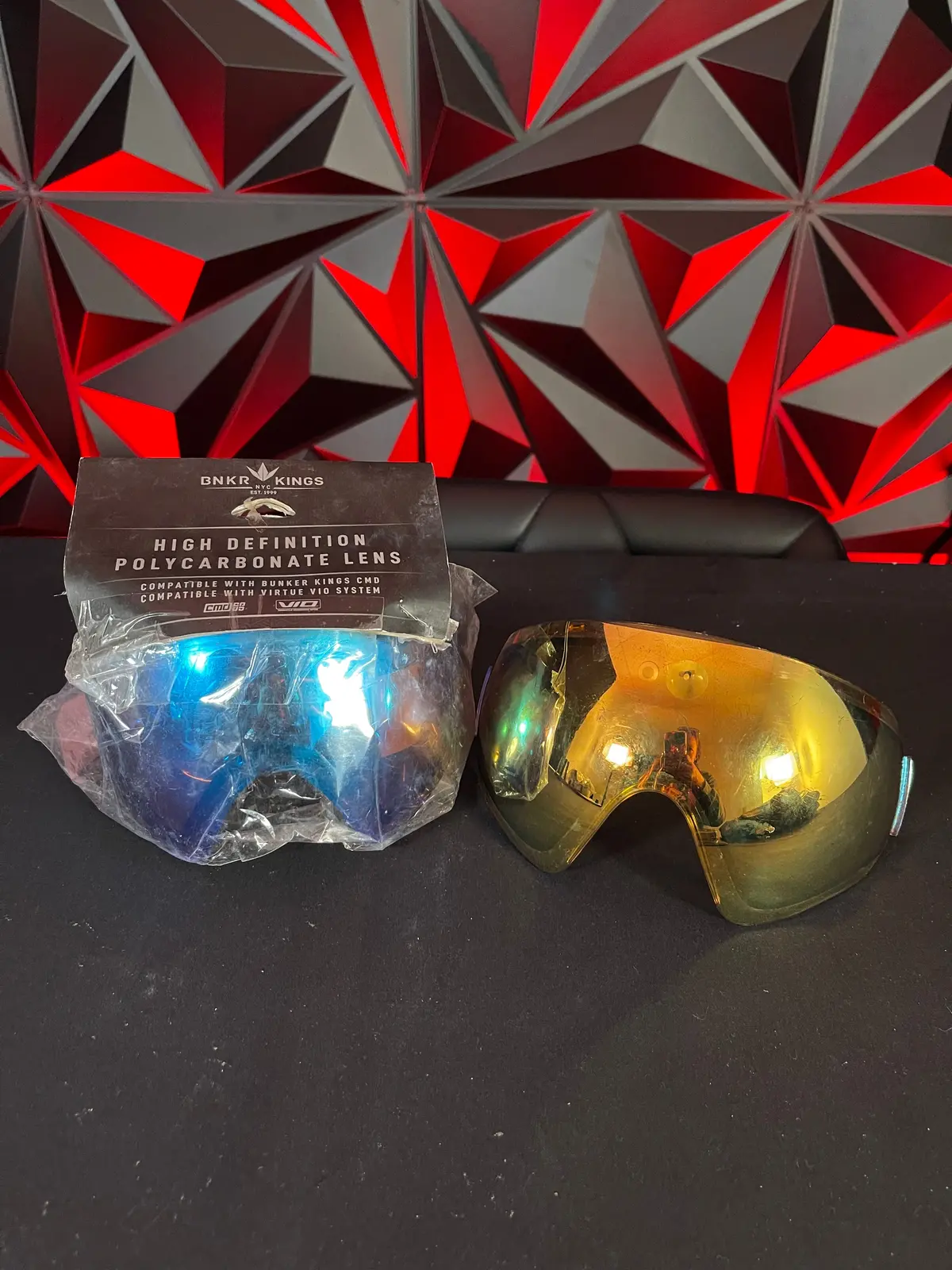 Used Virtue Vio/Cmd Lenses - Lot Of 2 (Mirrored & Hd Azure) 1