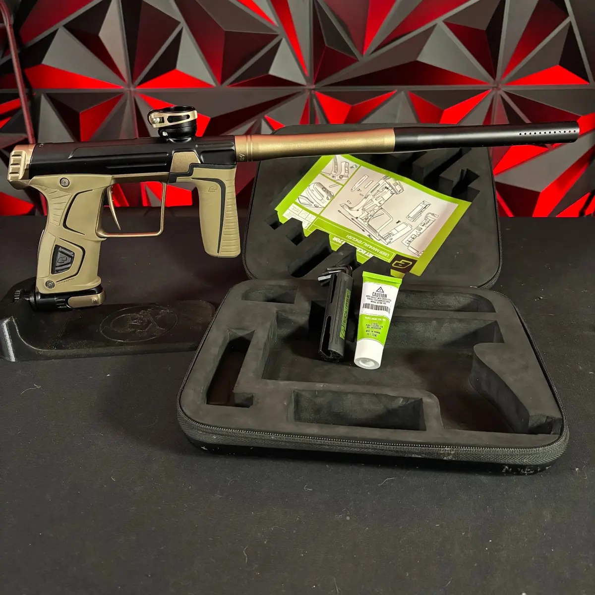 Planet Eclipse Gtek 170R Paintball Marker - Black/Tan 1