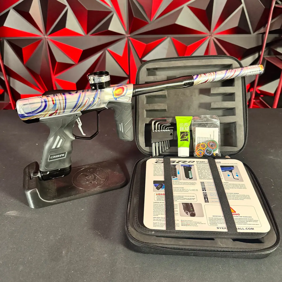Used Dye Dsr+ Paintball Marker - Pga Slick W/ Im Pro Kit & Slap Asa 1
