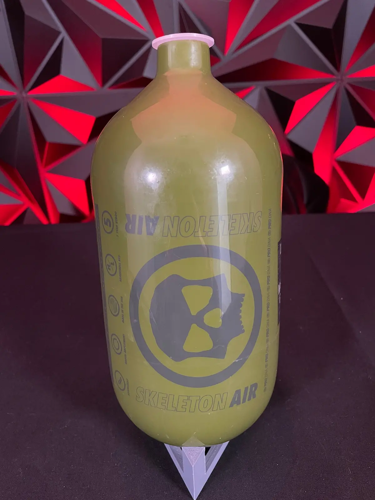 Used Infamous 80/4500 Paintball Tank - Olive/Grey *Bottle Only* 1