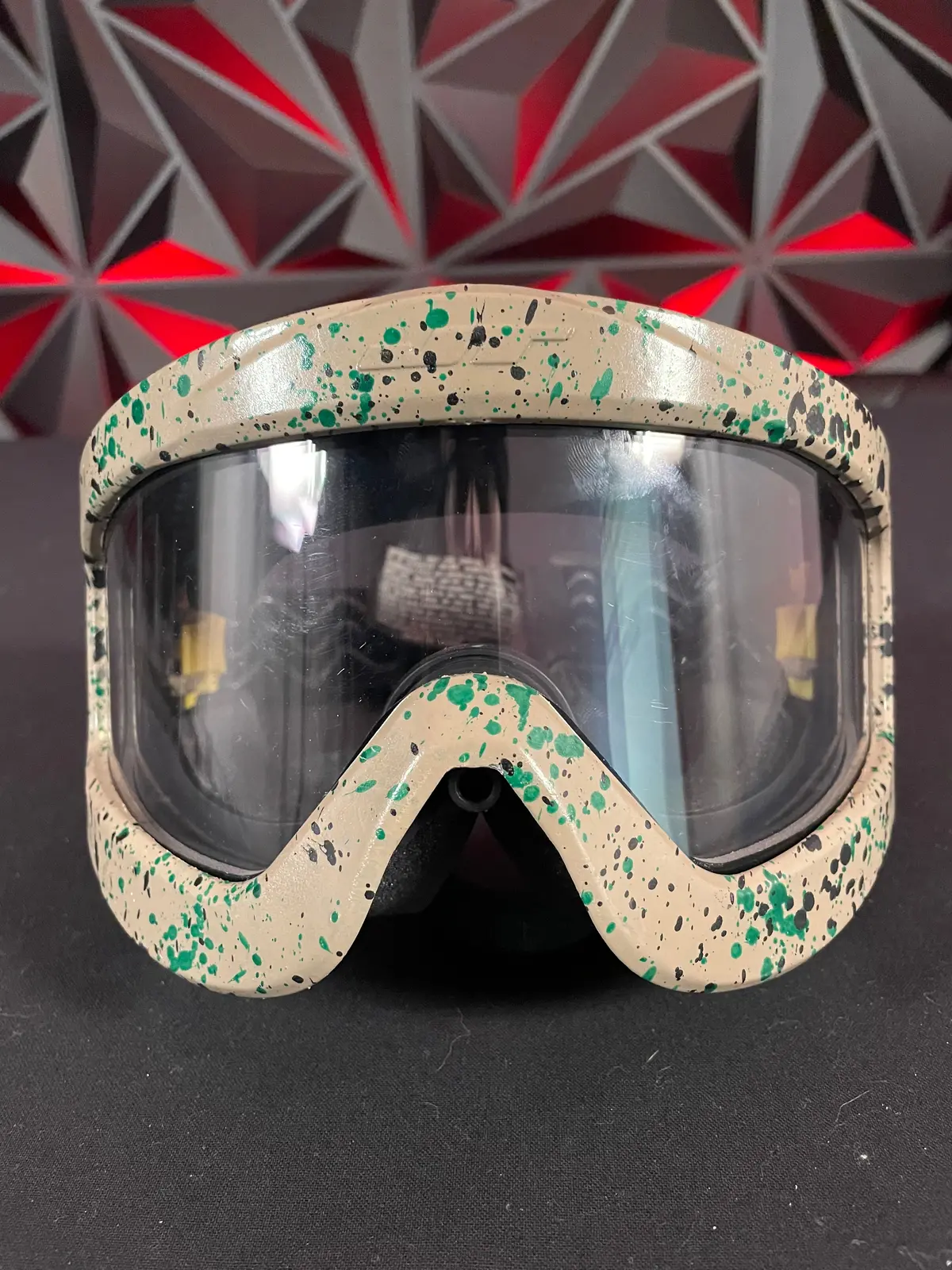 Used Jt Proflex Paintball Mask Frame - Tan Speckled 1