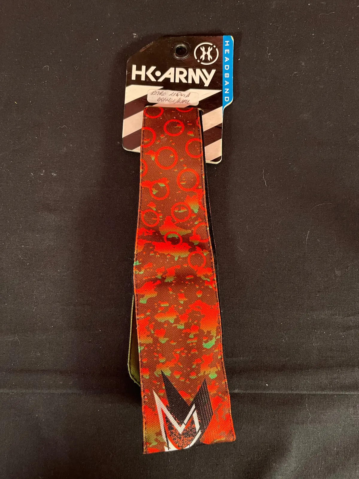 Used Hk Army Headband - Retro Liquid Orange/Lime 1