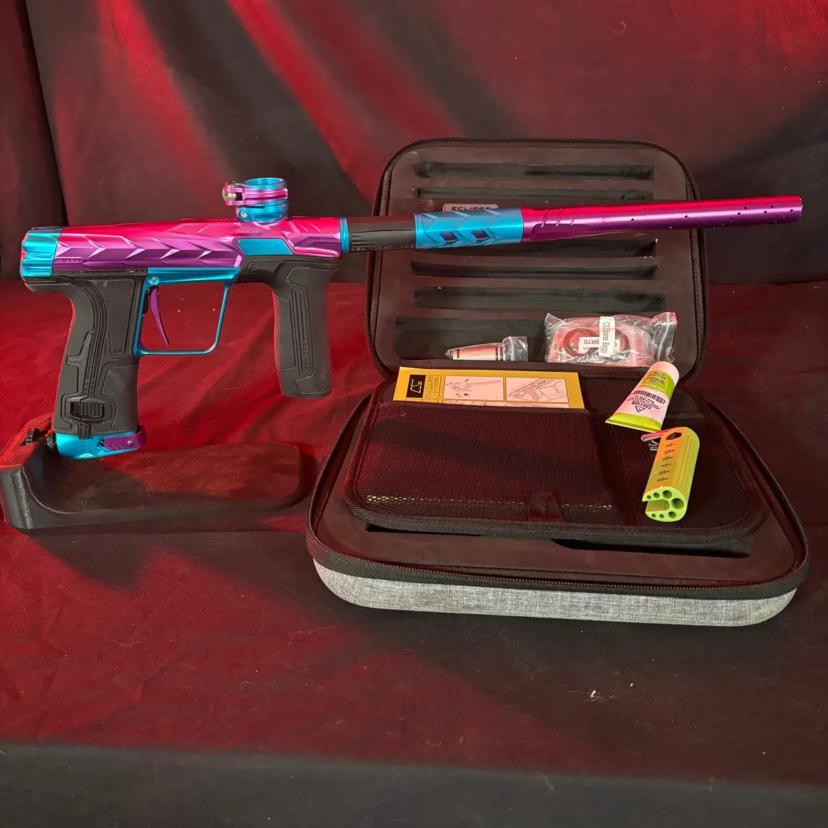 Used Hk Army/Planet Eclipse Cs3 Fossil Paintball Gun - Amp (Purple/Teal) 1
