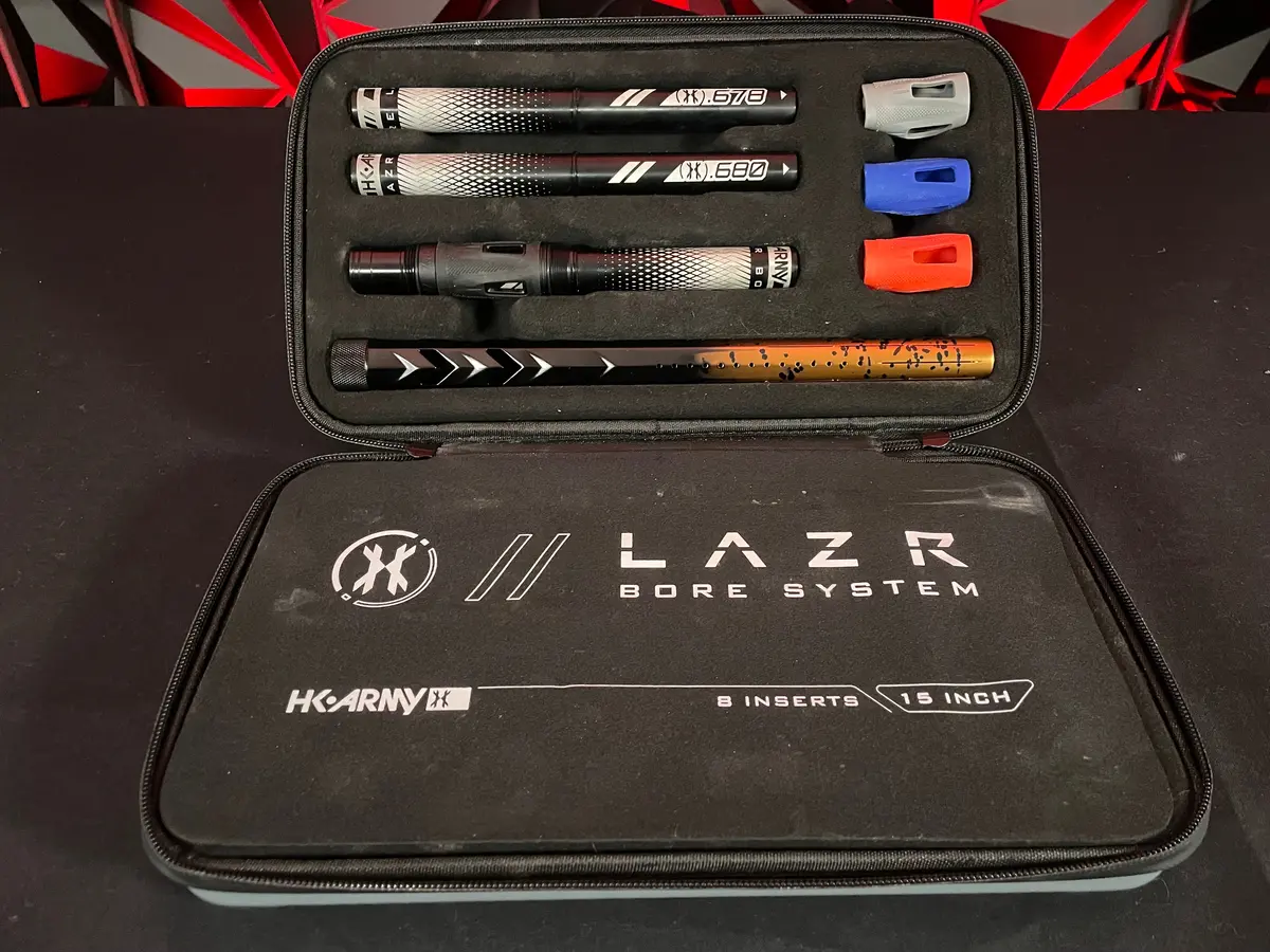 Used Hk Army Lazr "Fossil" Barrel Kit - Ac Threaded - Dust Gold/Black Splash 1