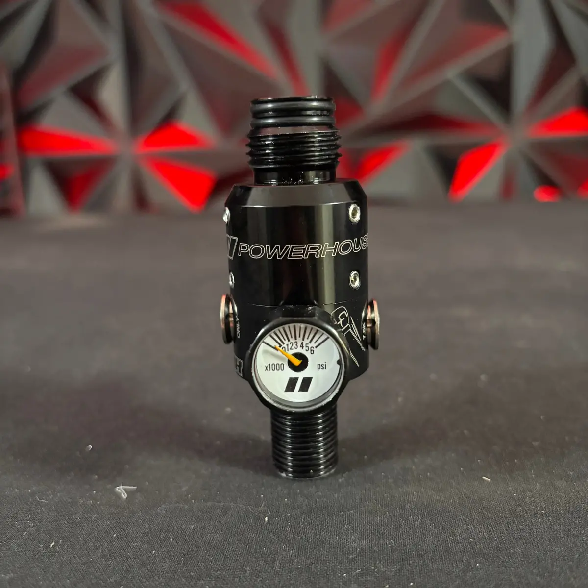 Used Powerhouse/Infamous Hook Paintball Regulator - Black 1