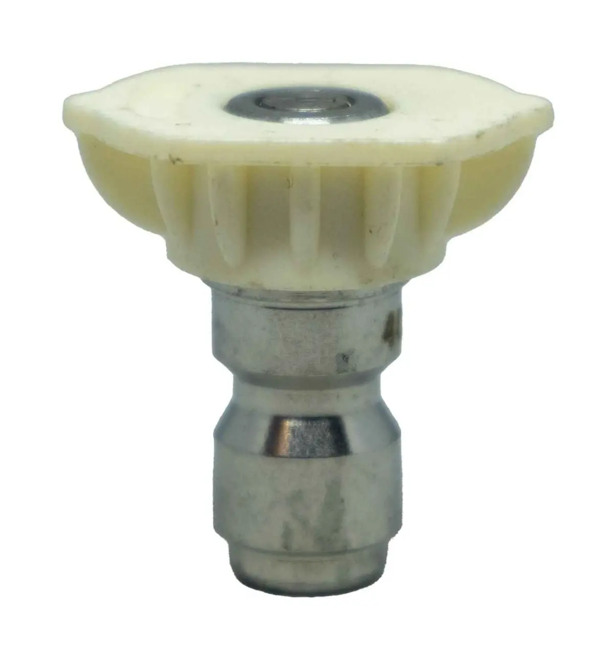 White Tip 45-Degree Quick Disconnect Spray Nozzle 1