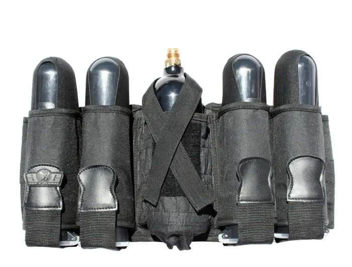 Gen X Global 4+1 Vertical Paintball Harness - Black 1
