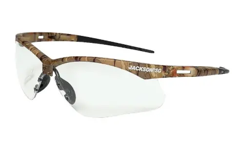 Anti-Fog Safety Glasses - Camo/Clear - Jackson Safety - Box Of 12 1