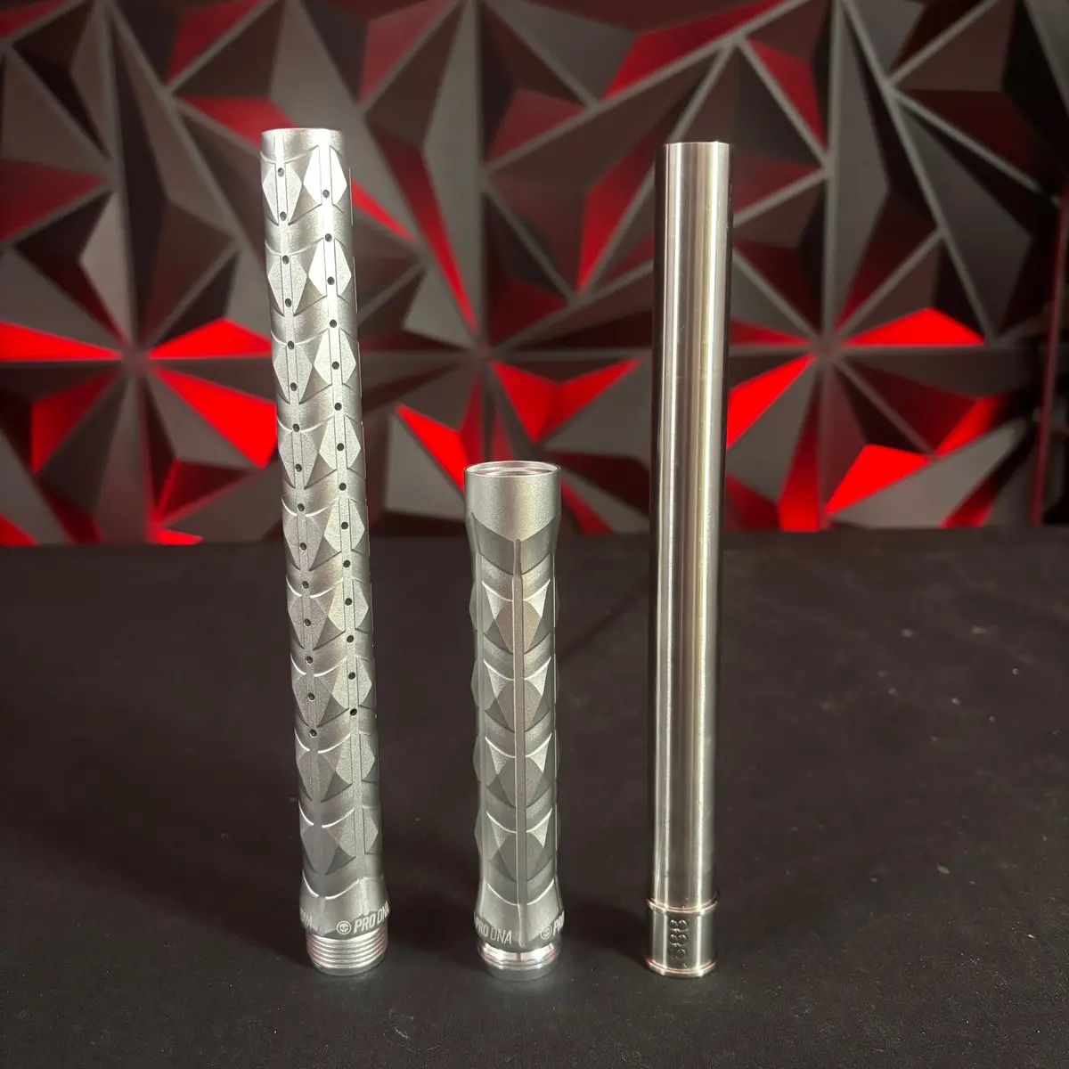 Used Planet Eclipse *Diamond Cut* S63 Barrel Tip And Back - Dust Silver 1