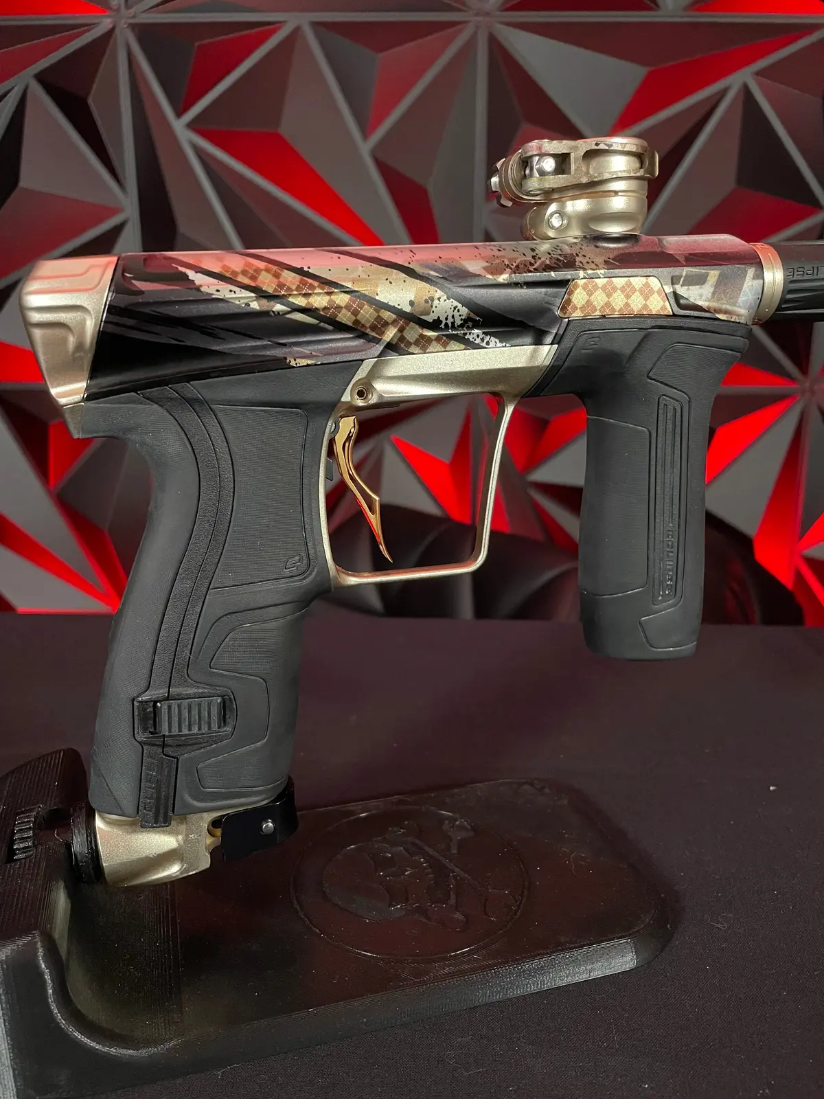 Used Planet Eclipse Cs2 Paintball Gun - Le Impact W/ Infamous Trigger And Carbon Fl Tip 1