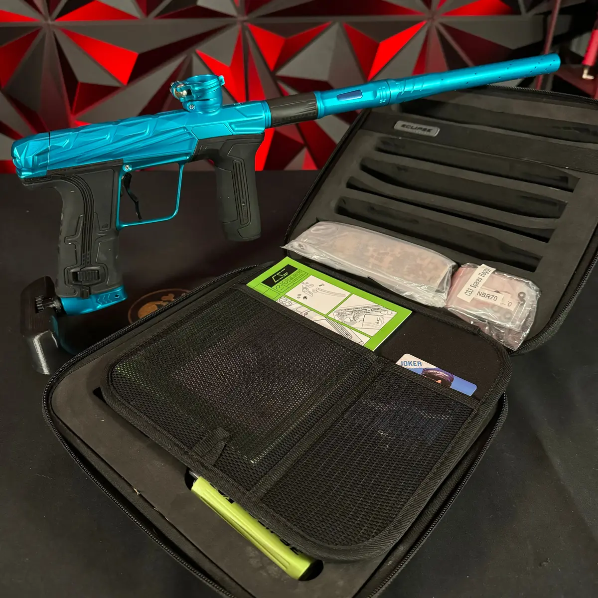 Used Planet Eclipse/Infamous Cs3 Paintball Gun - Surf (Teal) 1