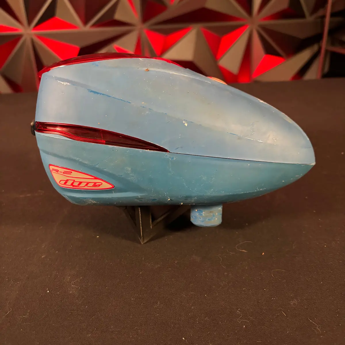 Used Dye R2 Paintball Loader - Blue/Red 1