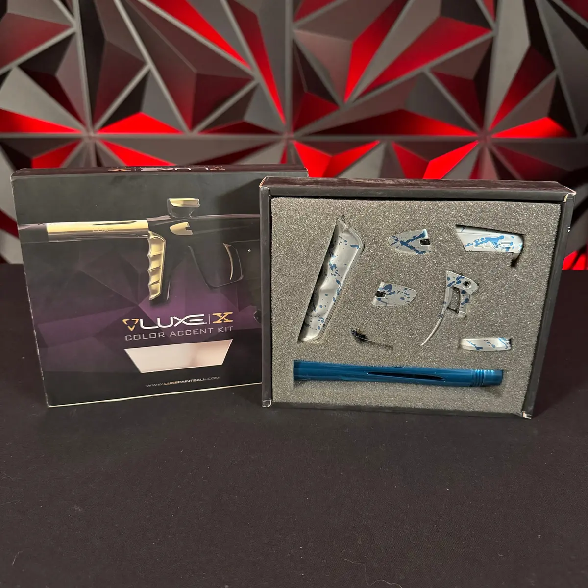 Used Luxe X Accent Kit - Polished Silver/Blue Splash 1