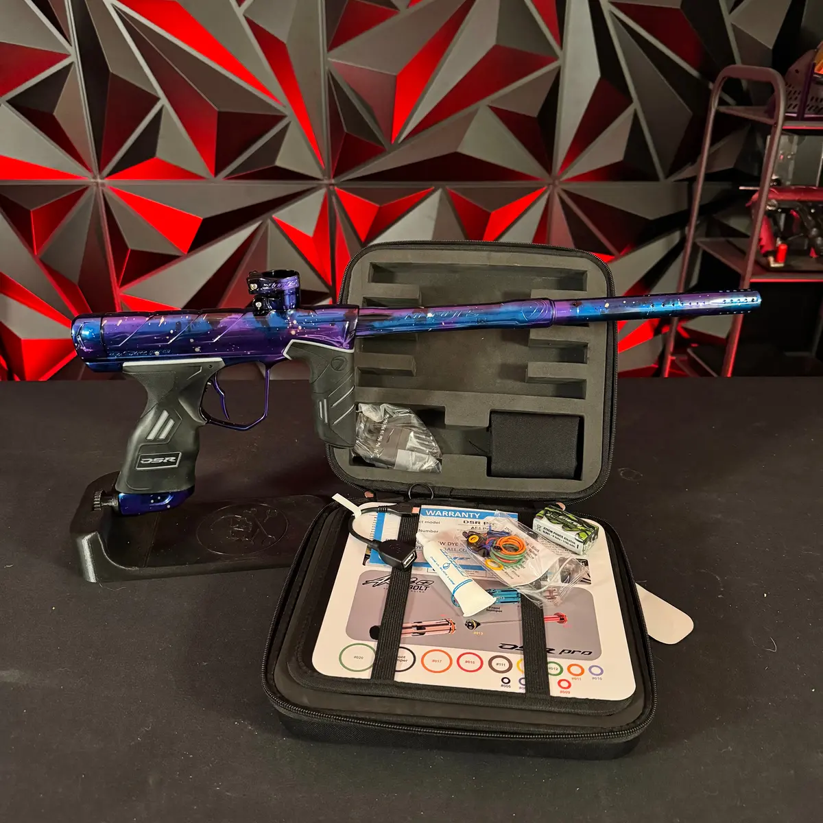 “Ultimate” Dye Dsr Pro Paintball Gun - Custom Polished Galaxy 1