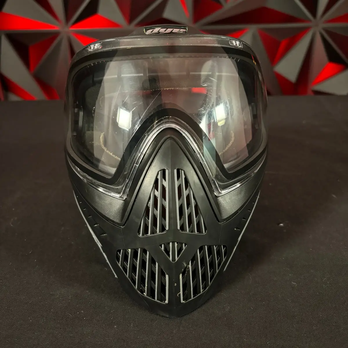Used Dye I5 Paintball Mask - Black W/Clear Lens (Installed) 1