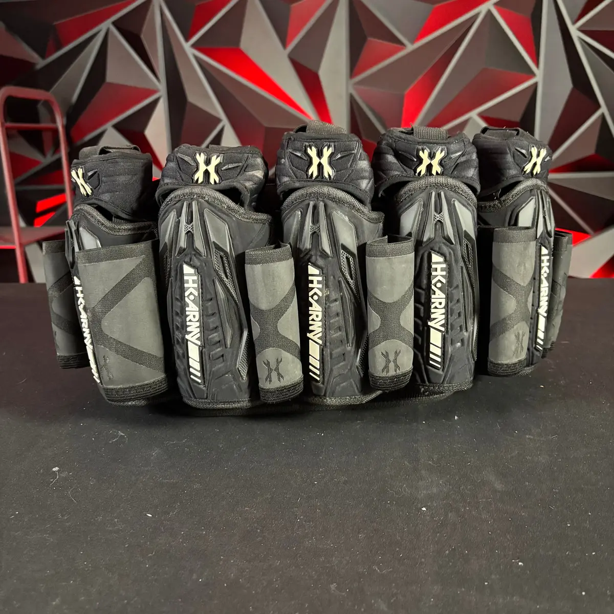Used Hk Army Zero G 2.0 5+8 Paintball Harness - Black/Grey 1