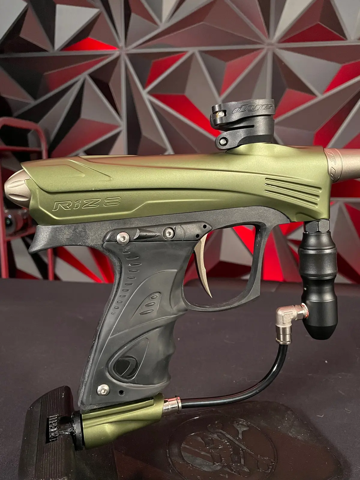 Used Dye Czr Paintball Marker- Olive/Tan 1