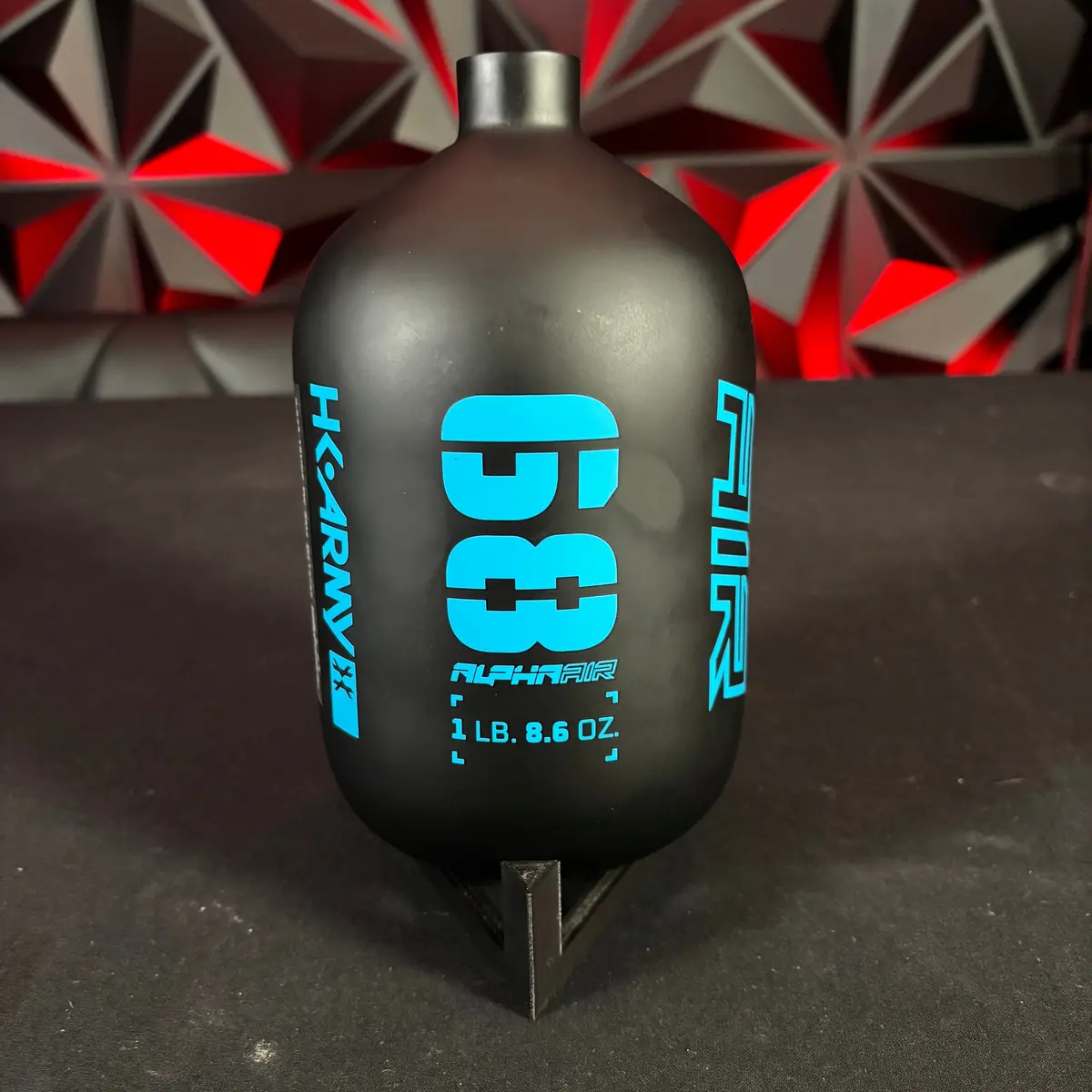 Used Hk Army Alpha Air 68/4500 Paintball Tank - Black/ Blue *Bottle Only* 1