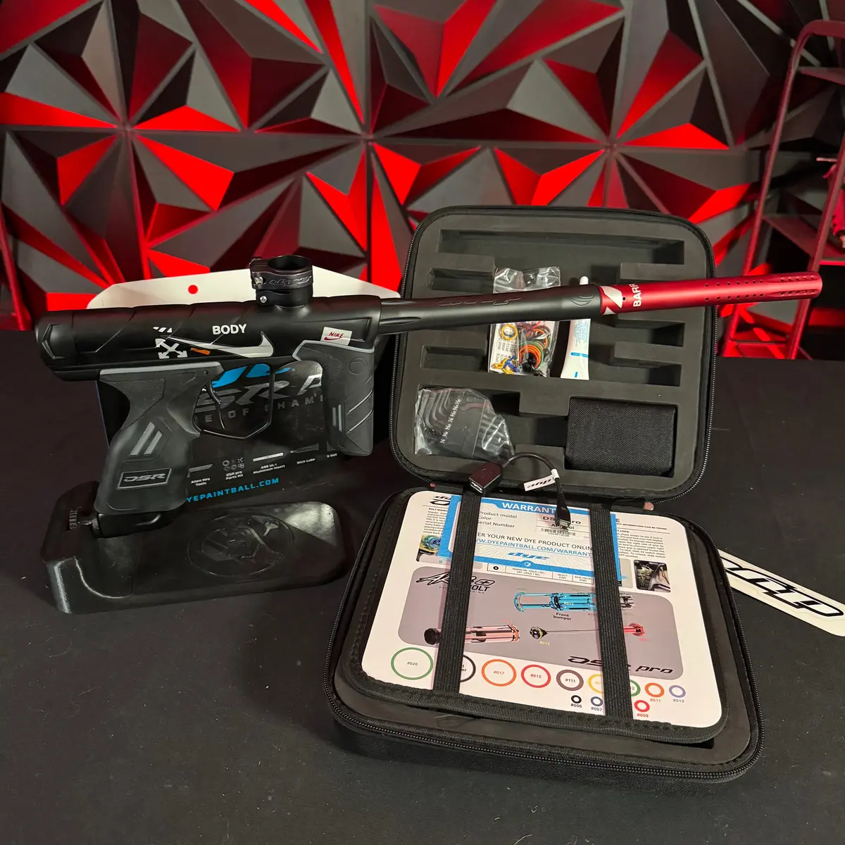 Dye Dsr Pro Paintball Gun - Custom Nike Off White 1