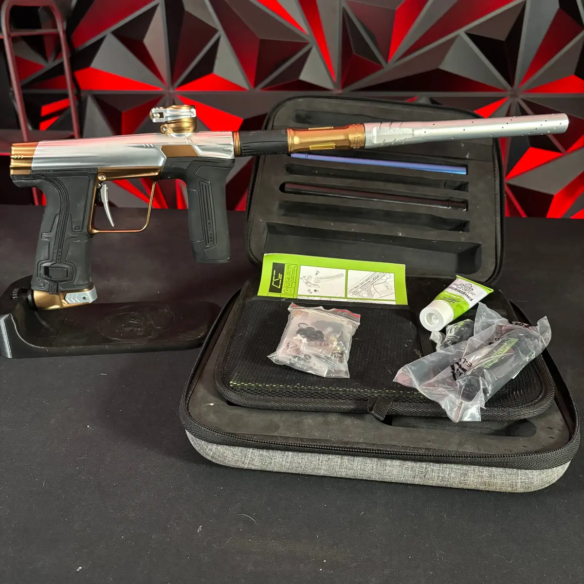 Used Planet Eclipse Cs3 Paintball Gun - Silver/ Bronze 1