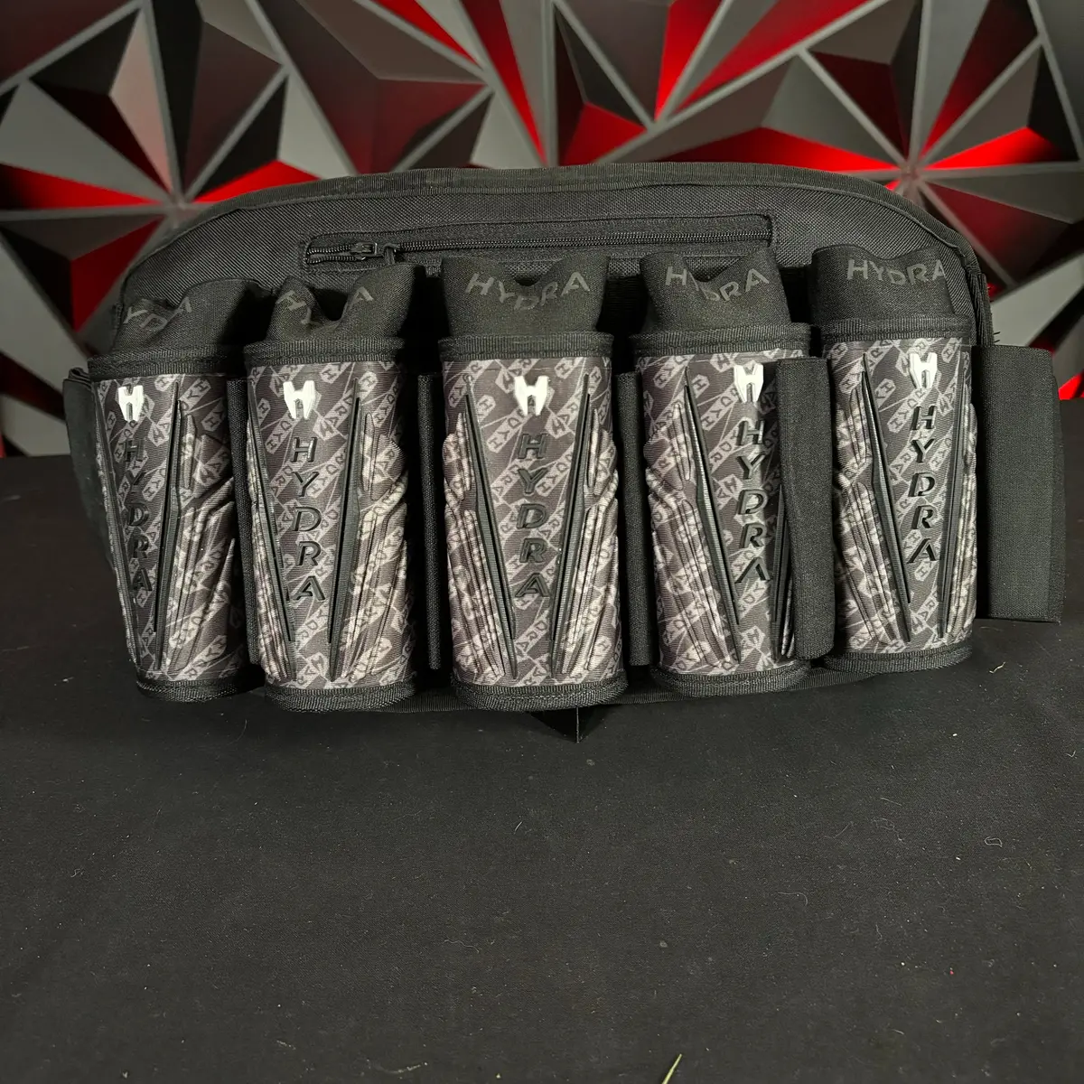 Used Hydra 5+8 Paintball Pod Pack - Black/Grey 1