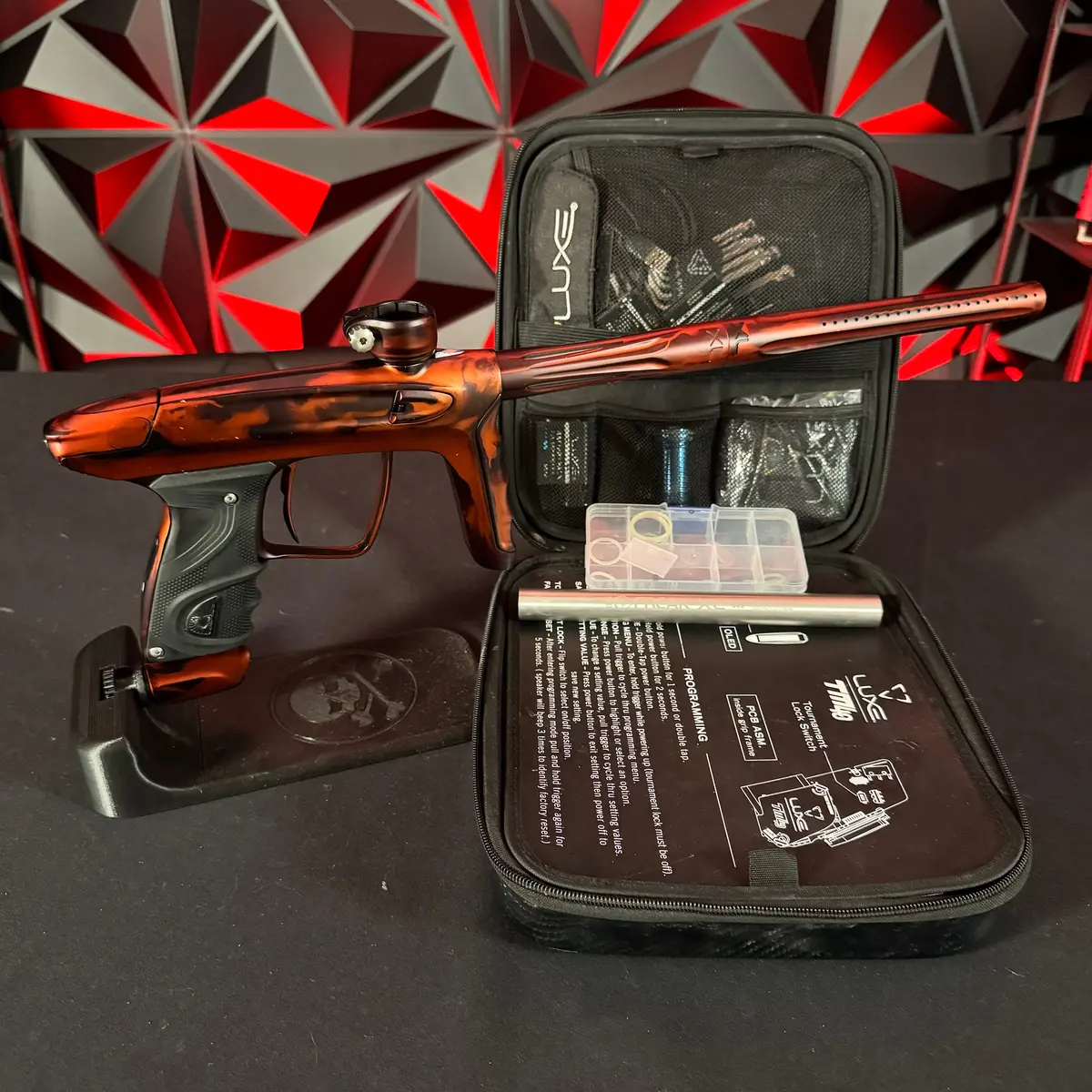 Used Dlx Luxe Tm40 Paintball Gun - Le Latin Saints Acid Wash 1