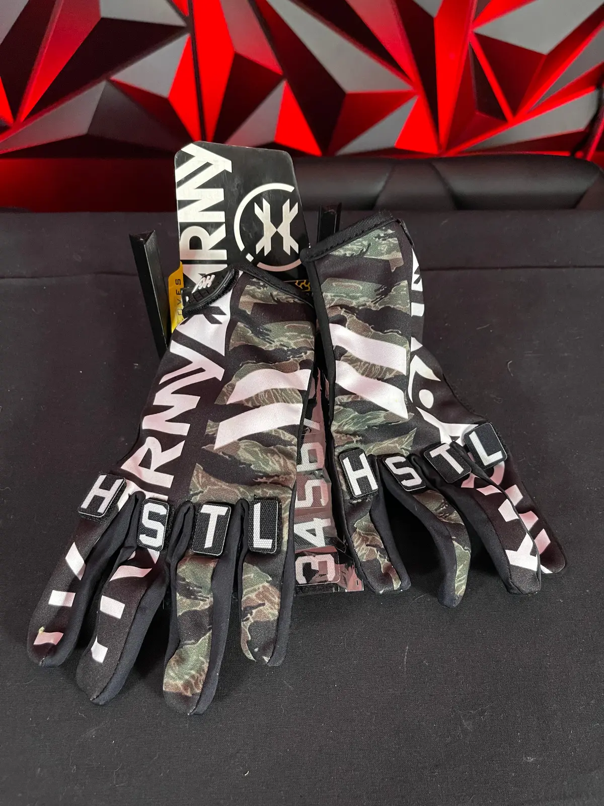 Used Hk Army Knucklez Freeline Pro Gloves - Tigerstripe - Xl 1