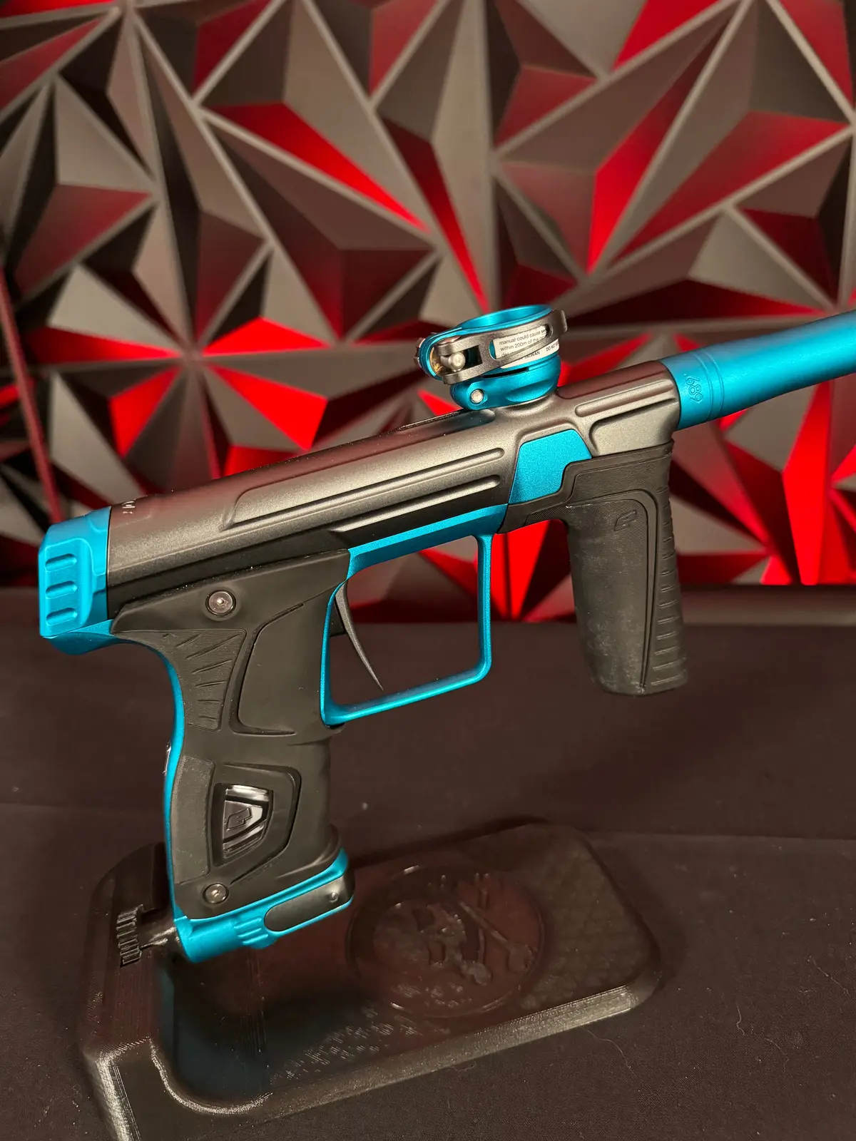 Used Planet Eclipse 170R Paintball Gun - Grey / Teal 1