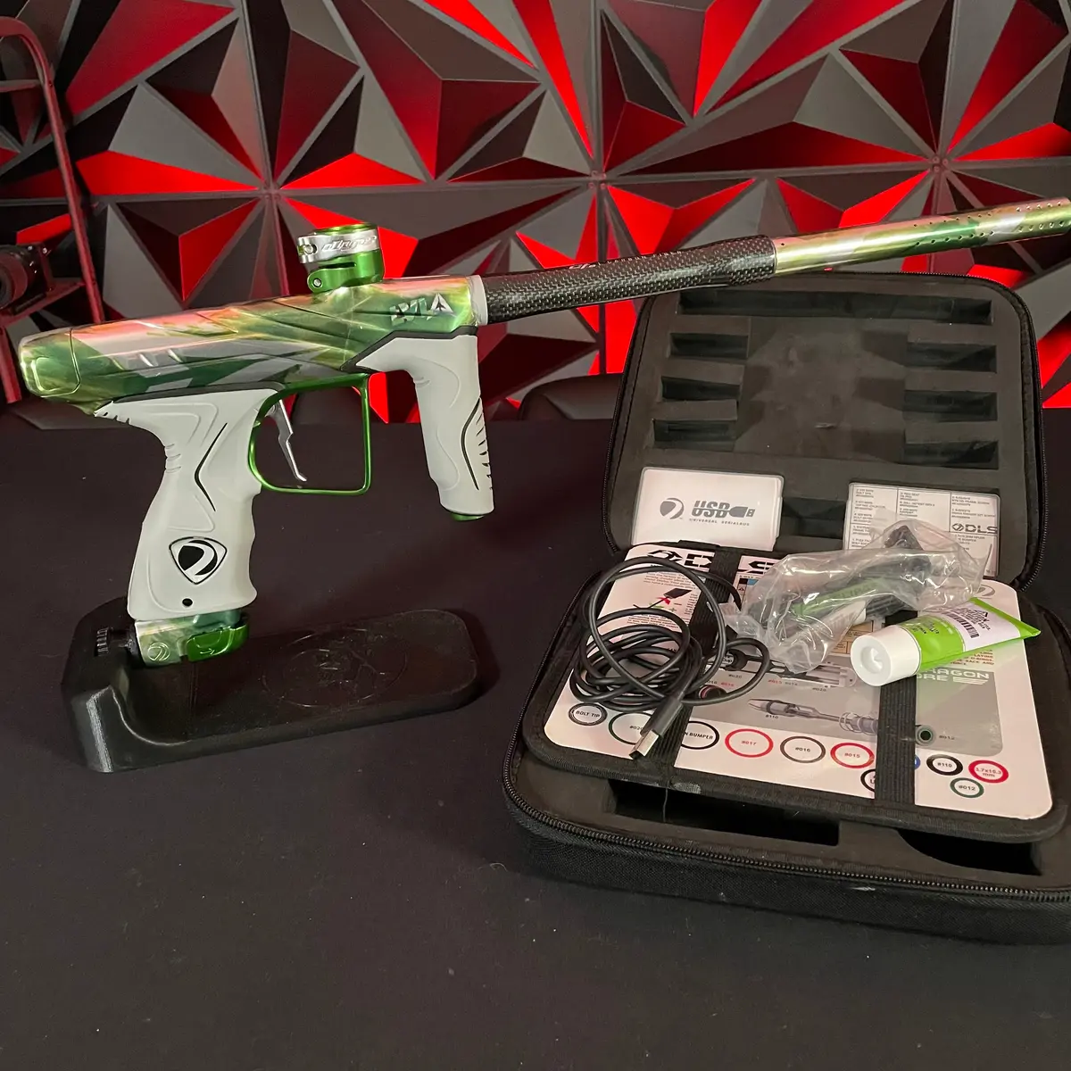 Used Dye Dls Paintball Marker - Pga Lvl / Cf-S W/Original Bolt Upgrade 1