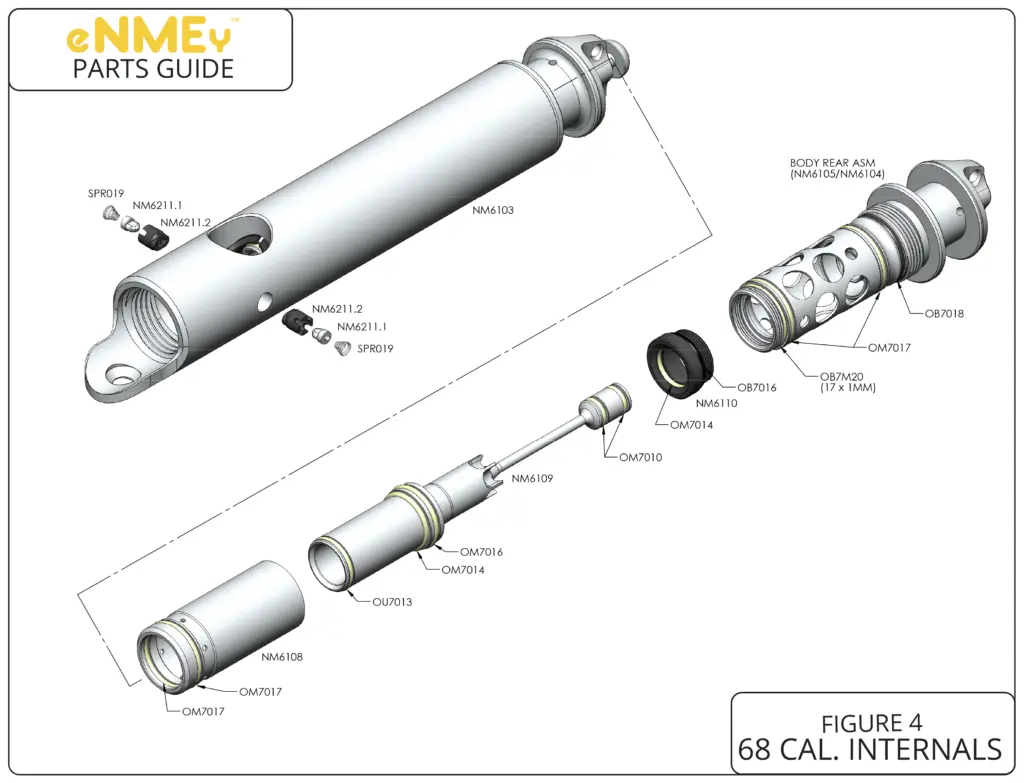 Gog Enmey .68 Cal Internals Complete Replacement Part List. Pick The Part You Need! 1