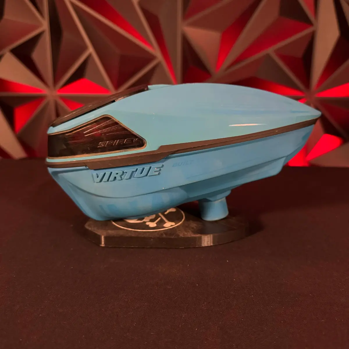 Used Virtue Spire 5 Paintball Loader - Blue/Black 1