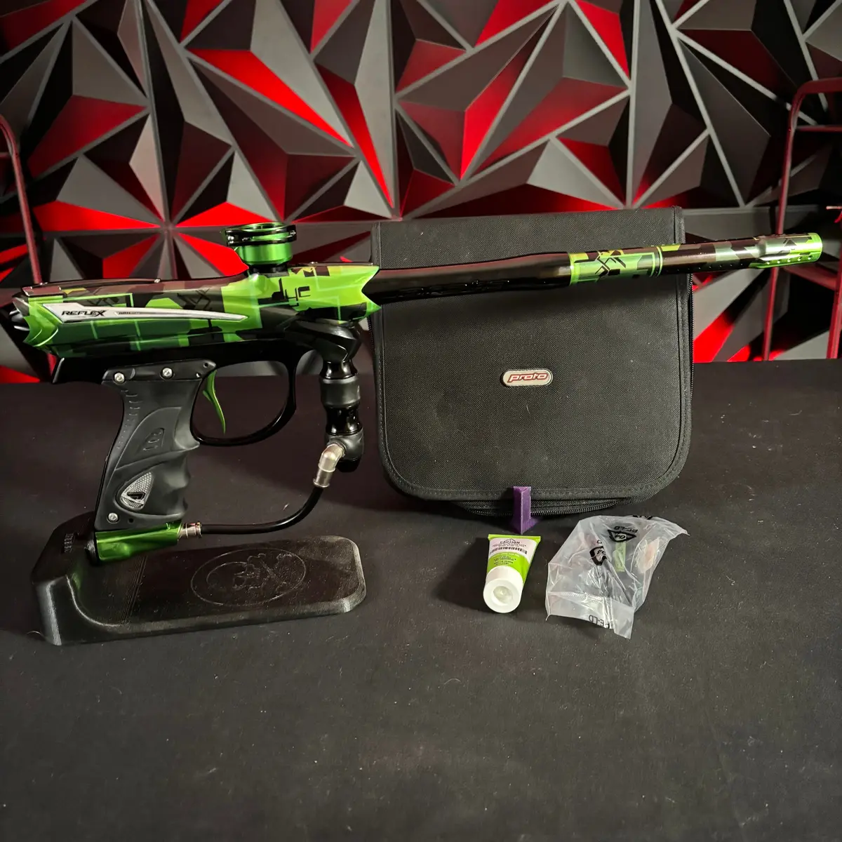 Used Dye Proto Reflex Paintball Marker- Hex Green 1