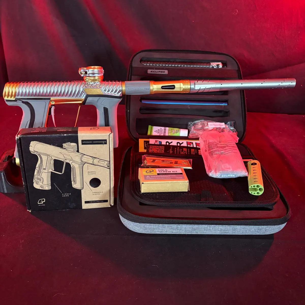 Used Planet Eclipse Twister Tcs3 Paintball Gun - Spekta W Grey Grips 1