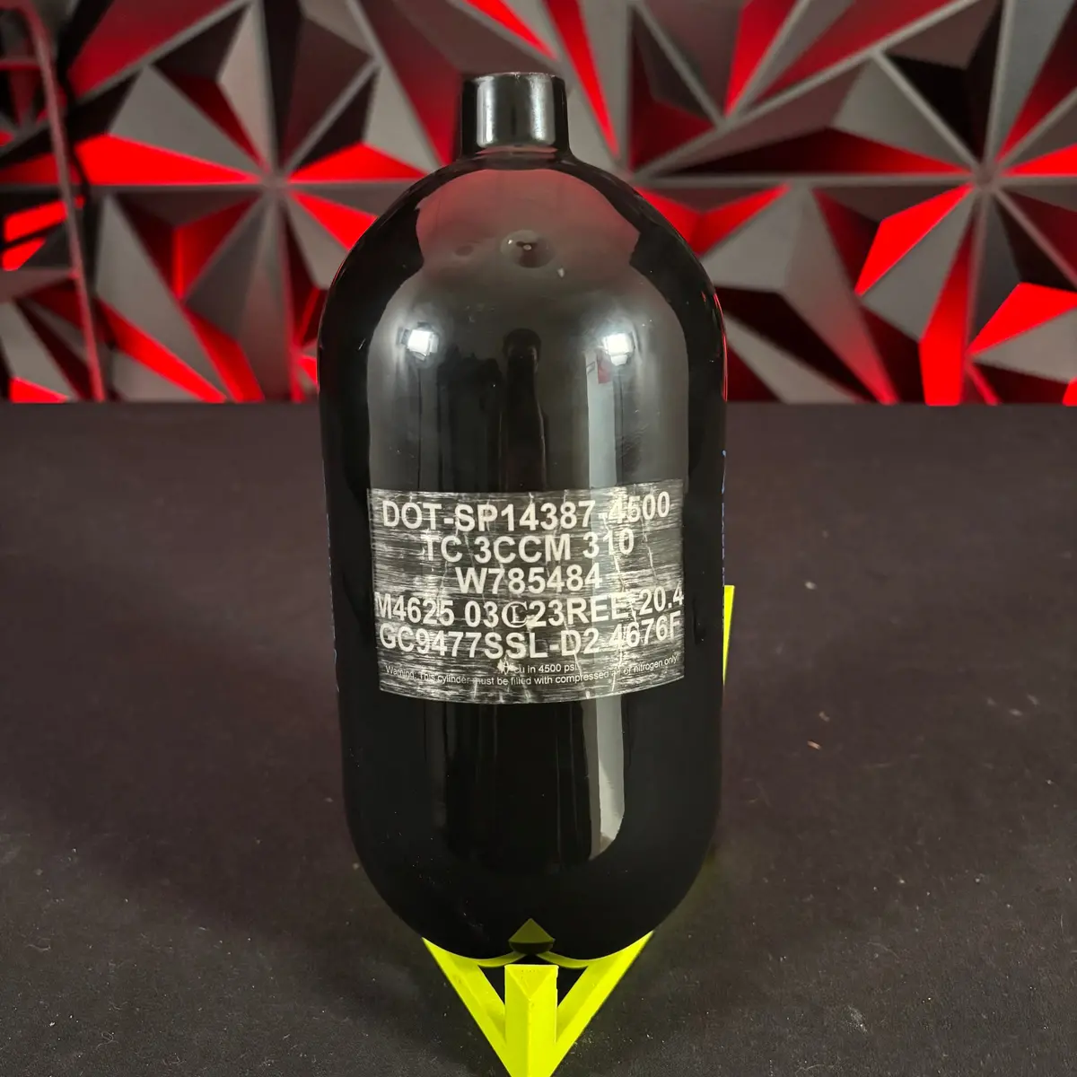Used Ninja Sl2 77/4500 Paintball Tank - Black/Blue *Bottle Only* 1
