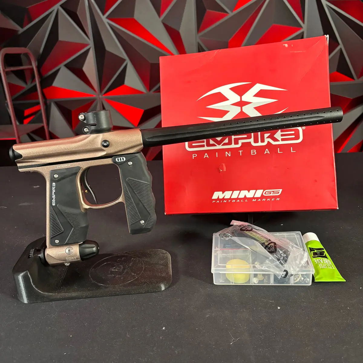 Used Empire Mini Gs Paintball Marker - Dust Tan/Black 1
