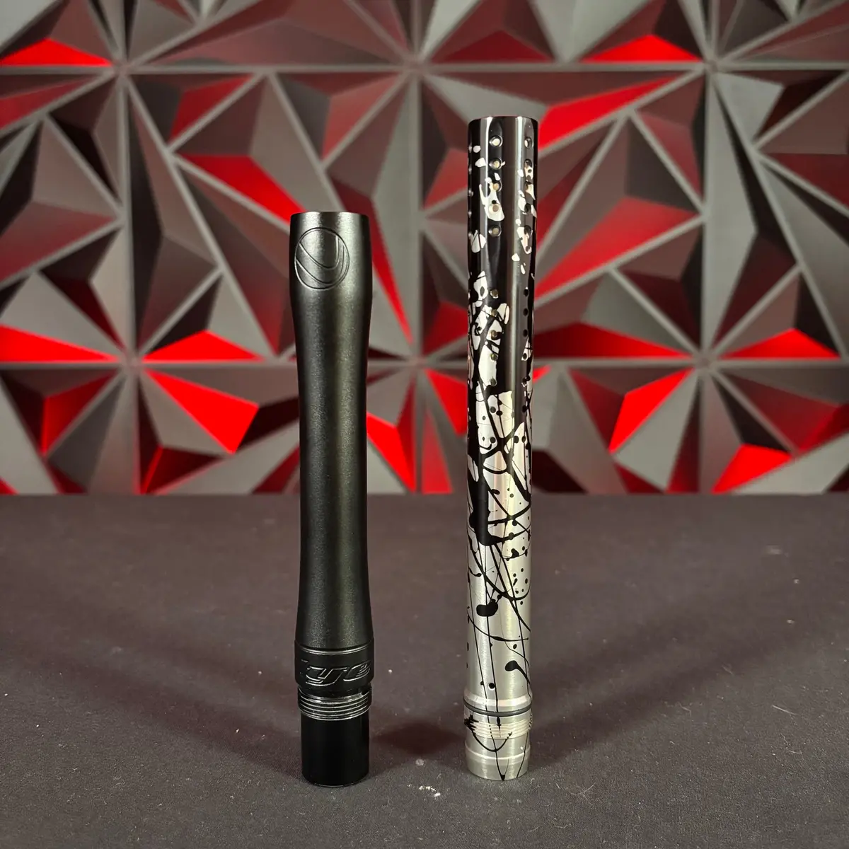 Used Dye Ul-S Barrel System - Dust Black/Polished Silver Black Splash (0.688 Back) 1