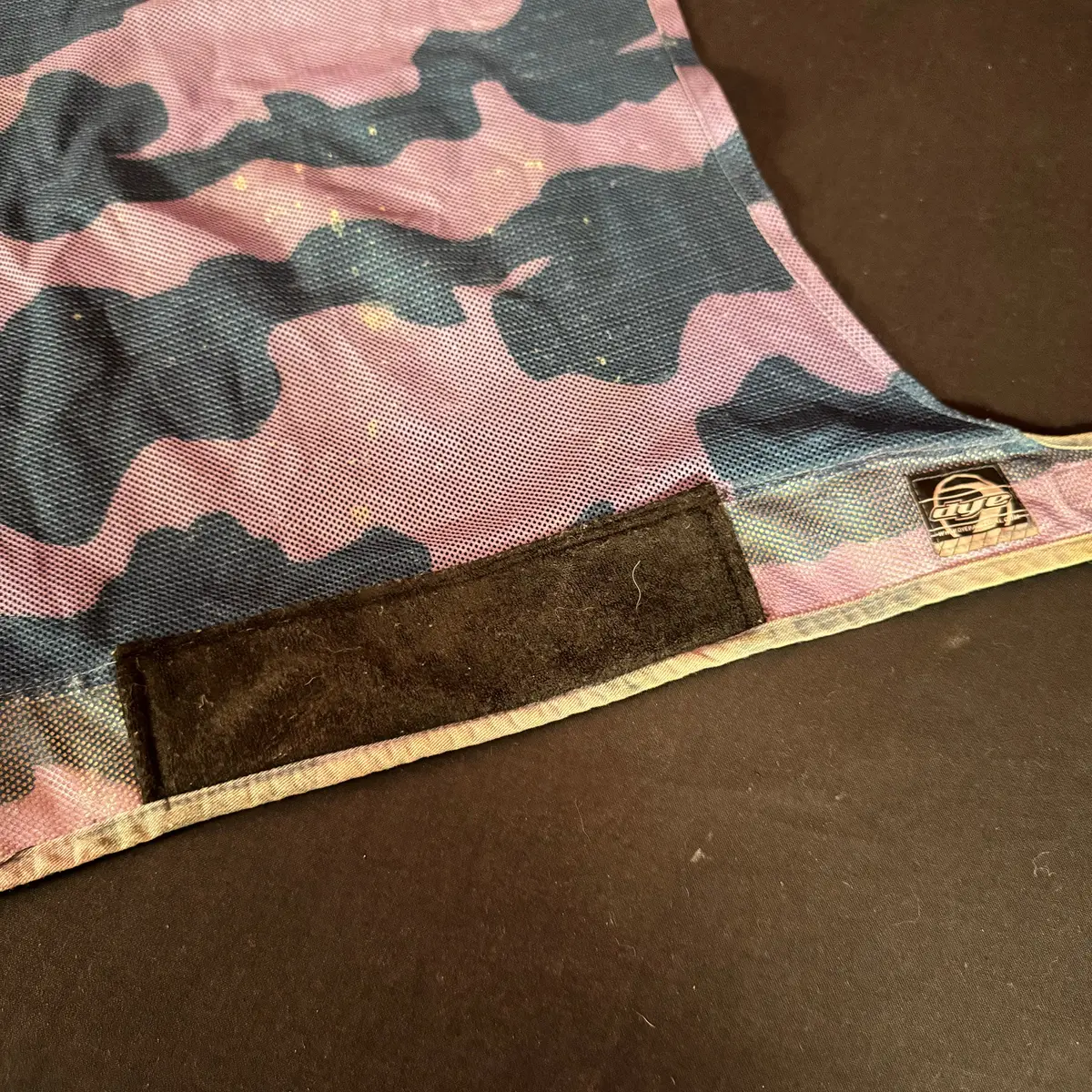 Used Dye Headwrap - Camo W/Red Letter 1