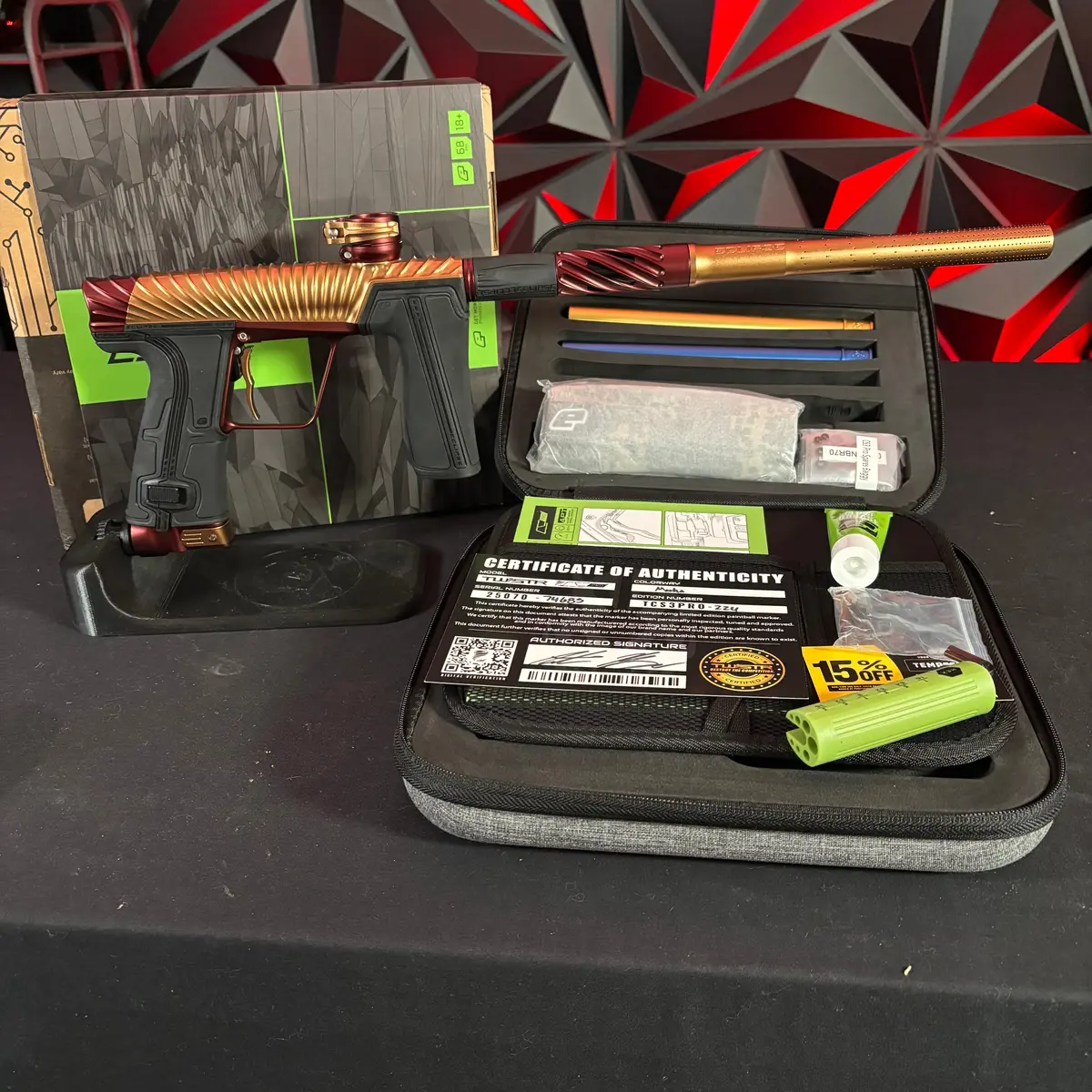 Used Planet Eclipse Cs3 Pro Twister Paintball Gun - Mocha 1