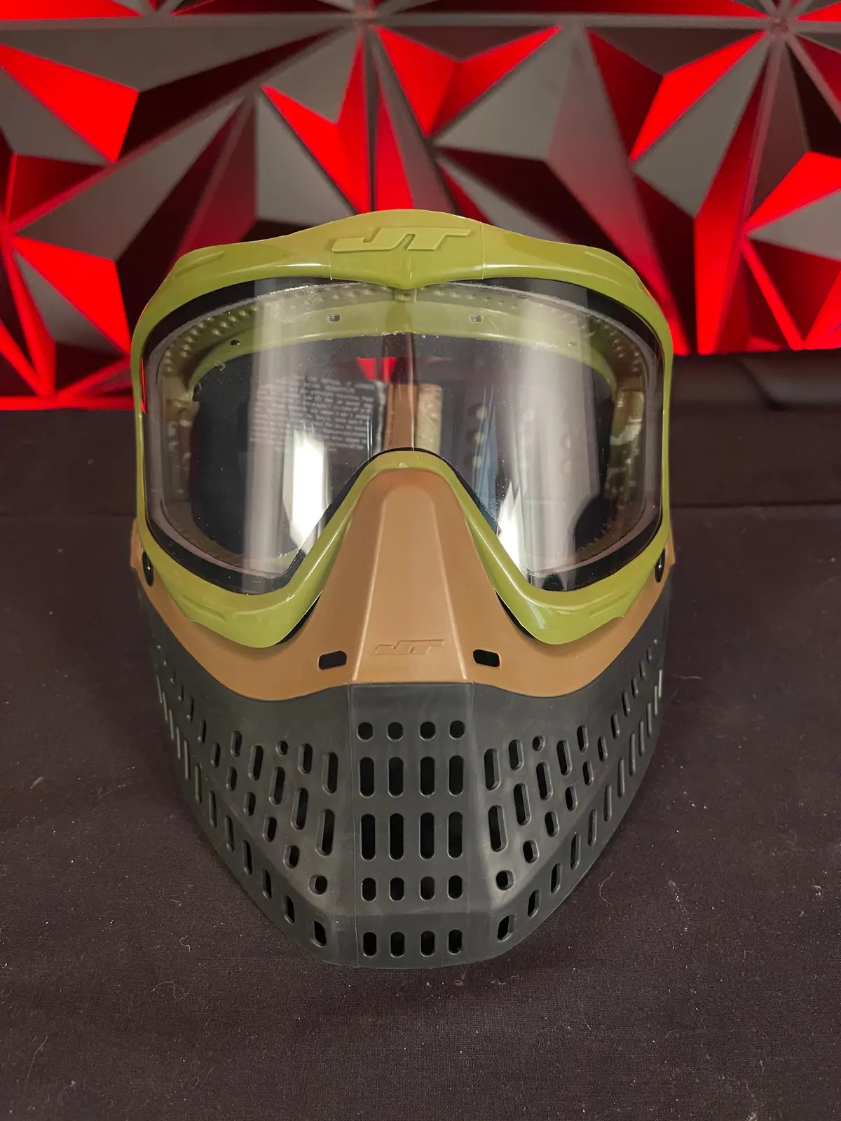 Used Jt Proflex Paintball Mask - Olive/Brown/Black 1