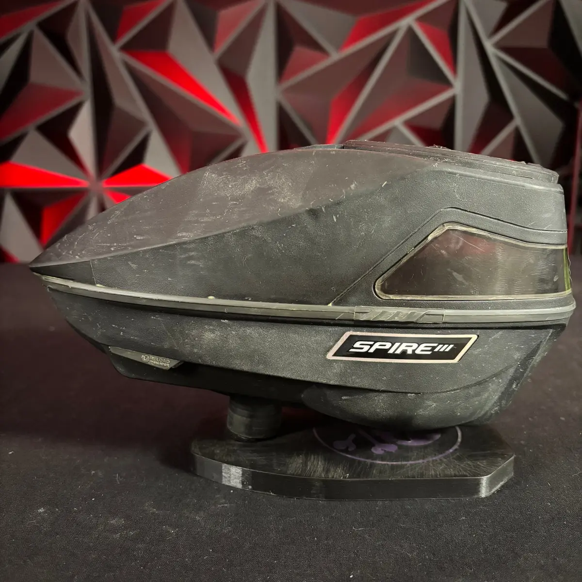 Used Virtue Spire 3 280 Paintball Loader - Black 1