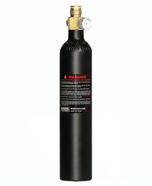 7Oz Co2 Cylinder With On/Off Valve (Empty) 1