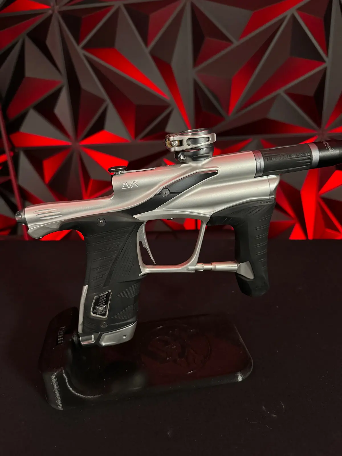 Used Planet Eclipse Lvr Paintball Gun - Silver/Grey W/ Lv1.5 Trigger Frame 1