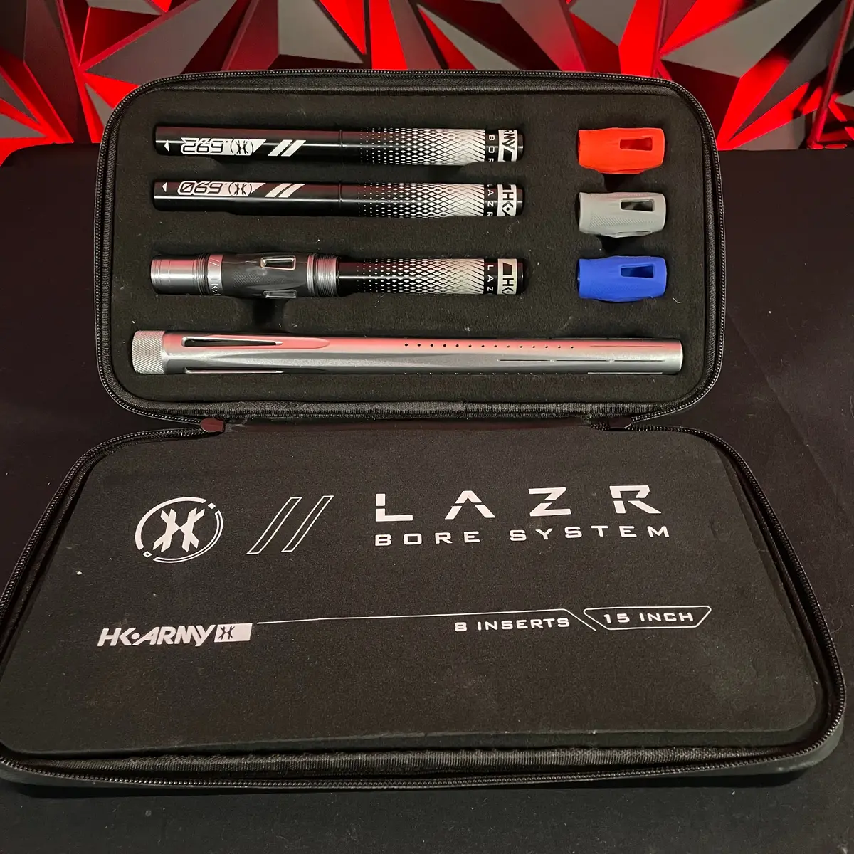 Used Hk Army Lazr Barrel Kit Ac Threaded - Dust Pewter- All Black Inserts 1